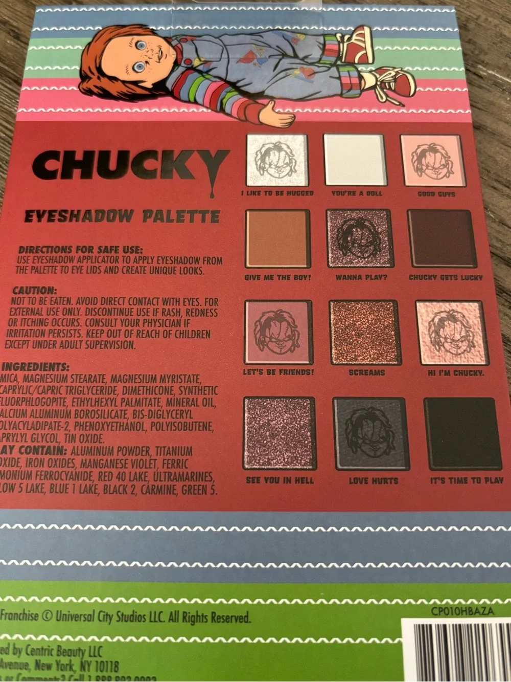 Child’s Play Chucky Eyeshadow Palette • 12 Colors